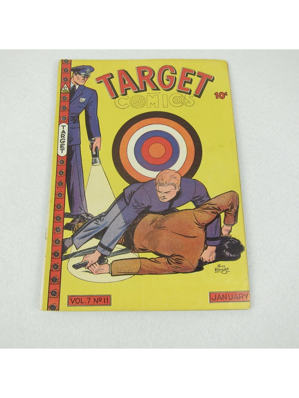 Vintage 1947 Target Comic Book Vol 7 #11 Novelty Press The Cadet Gary Stark RARE